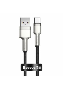 Cablu de Date USB la Type-C Fast Charging, 66W, 6A, 1m - Baseus Cafule (CAKF000101) - Black