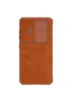 Husa pentru Samsung Galaxy S23 Plus - Nillkin QIN Leather Pro Case - Brown