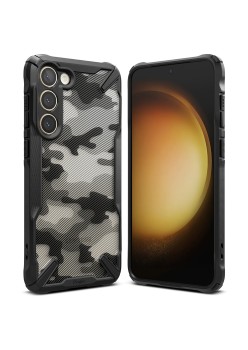 Husa pentru Samsung Galaxy S23 - Ringke Fusion X Design - Camo Black