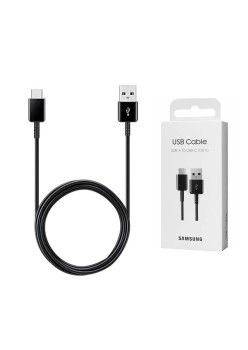 Cablu de Date USB-A to Type-C 2A, 480Mbps, 1.5m - Samsung (EP-DG930IBEGWW) - Black (Blister Packing)