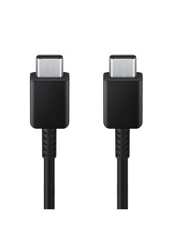 Cablu de Date Type-C la Type-C Fast Charging 3A, 1.8m - Samsung (EP-DX310JBEGEU) - Black (Blister Packing)