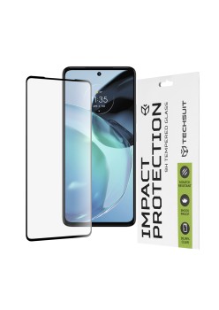 Folie pentru Motorola Moto G72 - Techsuit 111D Full Cover / Full Glue Glass - Black