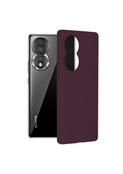 Husa pentru Honor 80 - Techsuit Soft Edge Silicone - Plum Violet