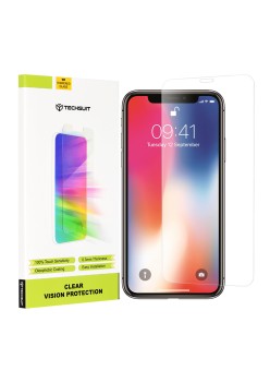Folie pentru Apple iPhone X, iPhone 10 - Techsuit Clear Vision Glass - Transparent