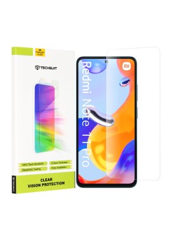 Folie pentru Xiaomi Redmi Note 11 Pro 4G / Note 11 Pro 5G / Note 11 Pro+ 5G / Poco X4 Pro 5G - Techsuit Clear Vision Glass - Transparent