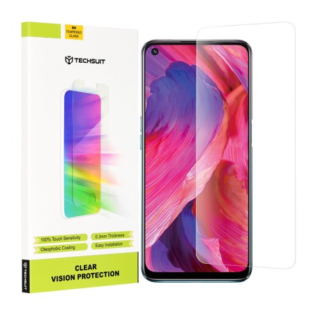 Folie pentru Oppo A54 5G / Oppo A74 5G / OnePlus Nord N200 5G - Techsuit Clear Vision Glass - Transparent