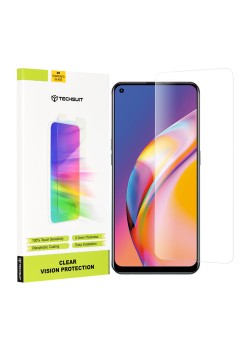 Folie pentru Oppo A94 4G / A94 5G / A74 4G / A95 / Reno5 Lite / Reno5 Z / Reno7 5G / Find X5 Lite / Realme 9 4G / 9 Pro Plus - Techsuit Clear Vision Glass - Transparent