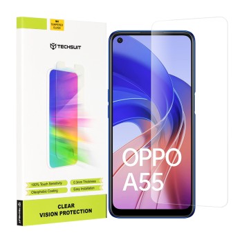 Folie pentru Oppo A55 - Techsuit Clear Vision Glass - Transparent