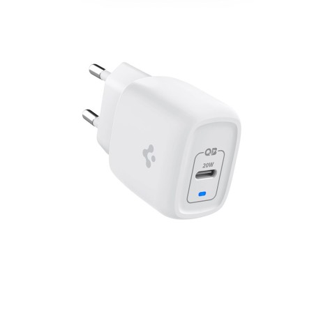 Incarcator Priza Type-C PD 20W, cablu Type-C la Lightning - Spigen (PE2C10CL) - White
