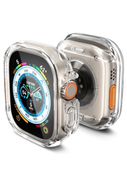 Husa pentru Apple Watch Ultra / Ultra 2 - Spigen Ultra Hybrid - Crystal Clear