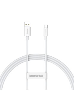 Cablu de Date USB la Type-C 65W, 1m - Baseus Superior Series (CAYS000902) - White