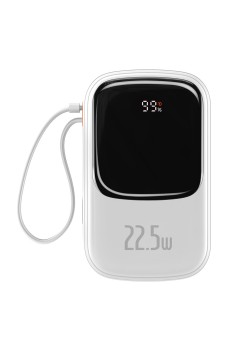 Baterie Externa 20000mAh, 22.5W - Baseus Qpow (PPQD060302) - White