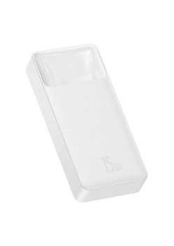 Baterie externa 20000mAh, 15W - Baseus Bipow Digital Display (PPBD050102) - White