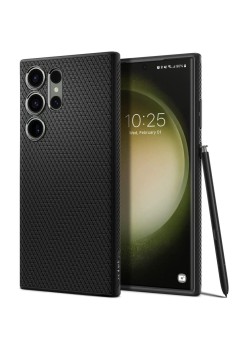Husa pentru Samsung Galaxy S23 Ultra - Spigen Liquid Air - Matte Black
