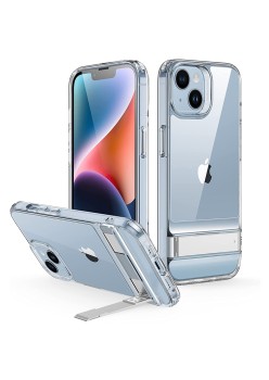 Husa pentru iPhone 14 / iPhone 13 - ESR Air Shield Boost Kickstand - Clear