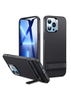 Husa pentru iPhone 13 Pro - ESR Air Shield Boost Kickstand - Translucent Black