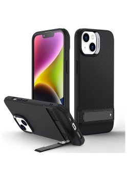 Husa pentru iPhone 14 / iPhone 13 - ESR Air Shield Boost Kickstand - Translucent Black
