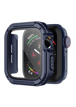 Husa pentru Apple Watch 1 / 2 / 3 (42mm) + Folie - Lito Watch Armor 360 - Blue