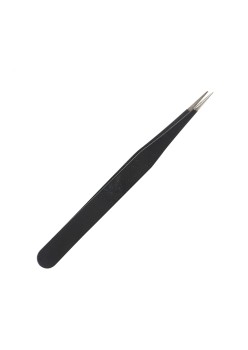 Penseta de Precizie cu Varf Drept din Otel Inoxidabil, 123mm - Jakemy (JM-T2-15) - Black