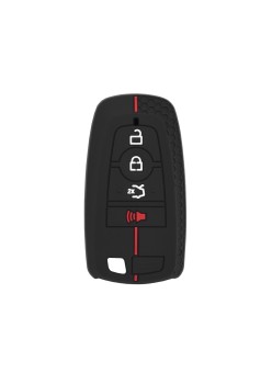 Husa pentru cheie Ford Fusion, Explorer, Ranger, Expedition, Mustang, Escape, Edge, Cobra, Shelby - Techsuit Car Key Case (2004.18) - Black
