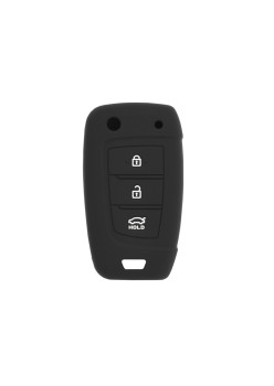 Husa pentru cheie Hyundai Elantra, Accent, Solaris, i30 - Techsuit Car Key Case (2003.19) - Black