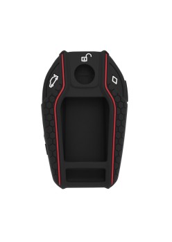 Husa pentru cheie BMW X5, X6/Mercedes-Benz/Audi/VW/Porsche/Land Rover/Honda - Techsuit Car Key Case (2013.06) - Black