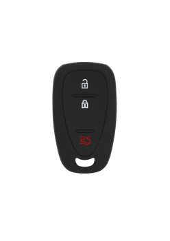 Husa pentru cheie Chevrolet Spark, Cruze, Impala, Malibu, Colorado, Camaro, Bolt, Trax, Volt - Techsuit Car Key Case (1013.07) - Black