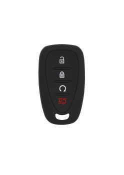 Husa pentru cheie Chevrolet Malibu XL, Equinox, Camaro, Cruze, Sonic, Volt, Tracker, Onix, Trax - Techsuit Car Key Case (1013.08) - Black