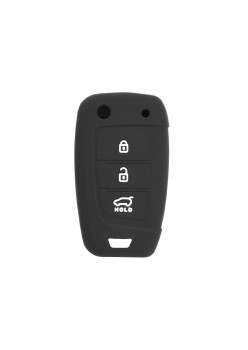 Husa pentru cheie Hyundai Tucson, Kona, i30, i35, i40 - Techsuit Car Key Case (2003.21) - Black