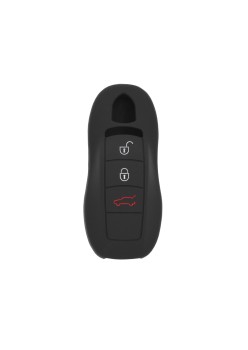 Husa pentru cheie Porsche Macan, Cayenne, Cayman, Panamera - Techsuit Car Key Case (1029.01) - Black