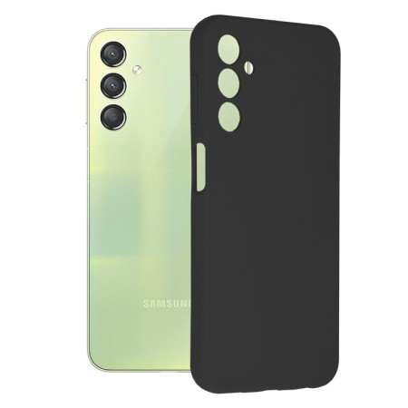 Husa pentru Samsung Galaxy A24 - Techsuit Soft Edge Silicone - Black