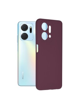 Husa pentru Honor X7a - Techsuit Soft Edge Silicone - Plum Violet