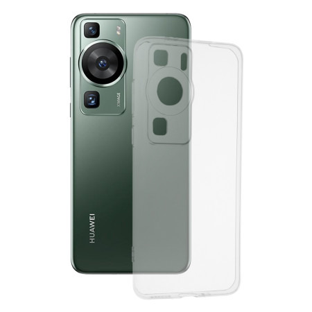 Husa Silicon compatibila Huawei P60 / P60 Pro, Pastreaza Originalitatea, Transparent 