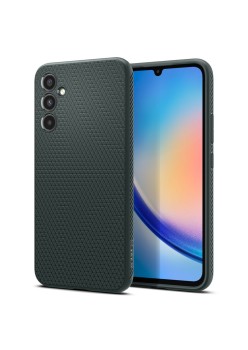 Husa pentru Samsung Galaxy A34 5G - Spigen Liquid Air - Abyss Green