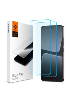 Folie pentru Xiaomi 13 (set 2) - Spigen Glas.tR Slim - Clear