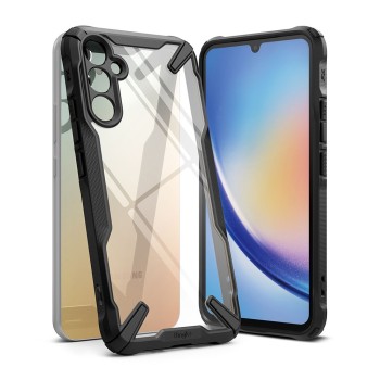 Husa pentru Samsung Galaxy A34 5G - Ringke Fusion X - Black