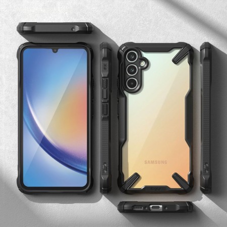 Husa pentru Samsung Galaxy A34 5G - Ringke Fusion X - Black