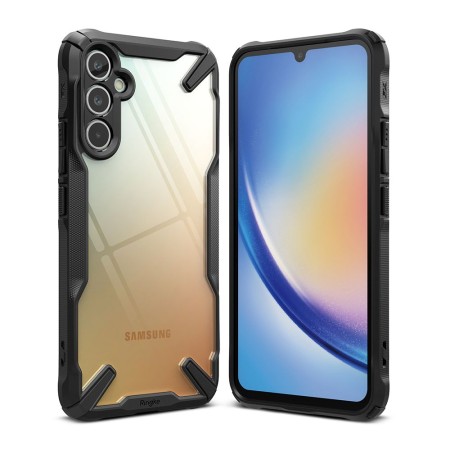 Husa pentru Samsung Galaxy A34 5G - Ringke Fusion X - Black