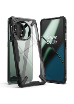 Husa pentru OnePlus 11 - Ringke Fusion X - Black