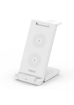Statie Incarcare 15W pentu Telefon, Casti, Apple Watch - Duzzona (W10-A) - White