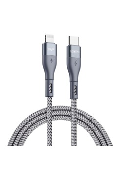 Cablu de Date Type-C la Lightning, PD 20W, 480Mbps, 1m - Duzzona (A1) - Grey