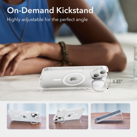 Husa pentru iPhone 13 / 14 - ESR Classic Kickstand HaloLock - Clear
