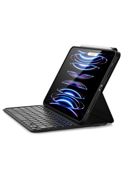 Husa pentru iPad Air 4 / 5 (2020/2022) / iPad Pro 11 (2018 / 2020 / 2021 / 2022) - ESR Ascend Keyboard Lite - Black