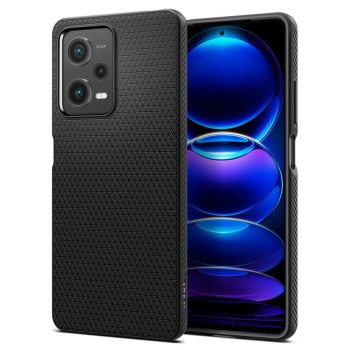 Husa pentru Xiaomi Redmi Note 12 Pro 5G / Poco X5 Pro - Spigen Liquid Air - Matte Black