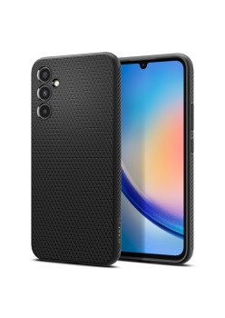 Husa pentru Samsung Galaxy A34 5G - Spigen Liquid Air - Matte Black