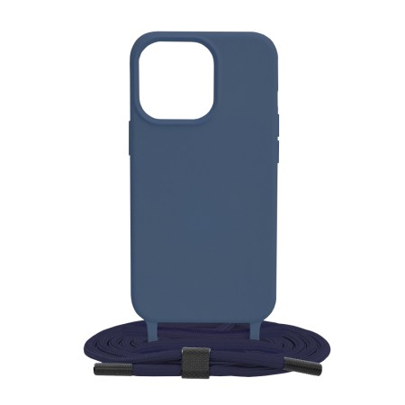 Husa pentru iPhone 13 Pro - Techsuit Crossbody Lanyard - Blue