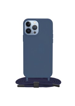 Husa pentru iPhone 13 Pro Max - Techsuit Crossbody Lanyard - Blue