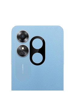 Folie Camera pentru Oppo A17 - Techsuit Full Camera Glass - Black