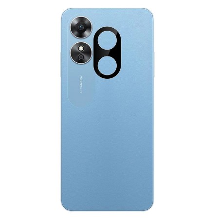 Folie Camera pentru Oppo A17 - Techsuit Full Camera Glass - Black