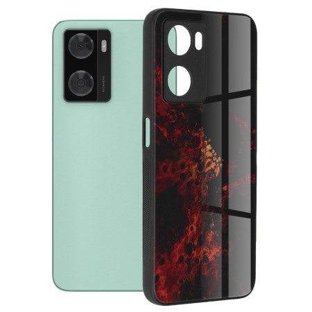 Husa pentru Oppo A57 4G / A57s / OnePlus Nord N20 SE - Techsuit Glaze Series - Red Nebula